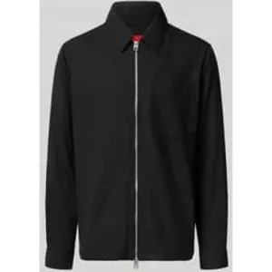 HUGO Regular fit overhemdjack met ritssluiting, model ‘ENASOZ’