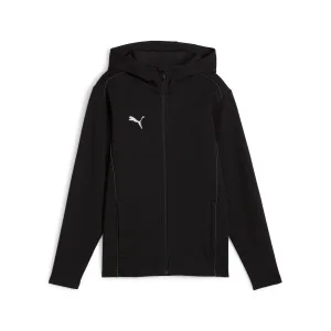 Boy’s Puma Juniors TeamFINAL Casuals Hooded Jacket in Black