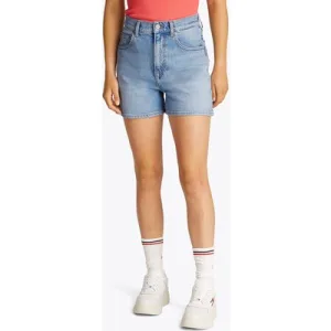 Tommy Hilfiger Mom High-waisted Skinny Fit Shorts Blue