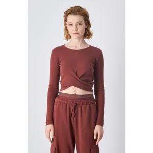 Champion Shirt met lange mouwen Crewneck Croptop T-Shirt