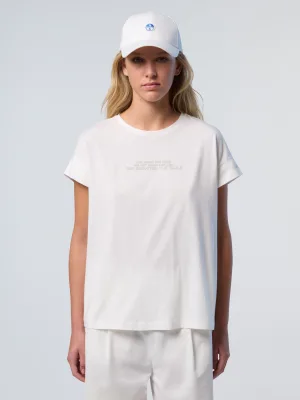 North Sails T-shirt Met sloganprint