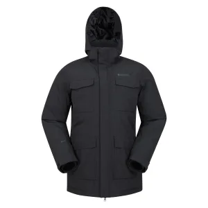 Mountain Warehouse Heren Concord Extreme donsjack lang (Zwart)