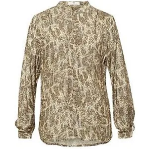 Blouse Van Peter Hahn beige