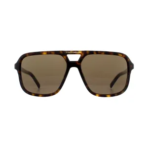 Dolce & Gabbana Zonnebril DG4354 502/73 Havana Bruin Verloop