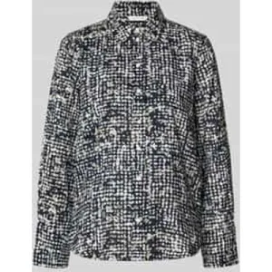 Tom Tailor Regular fit overhemdblouse van een mix van katoen en modal