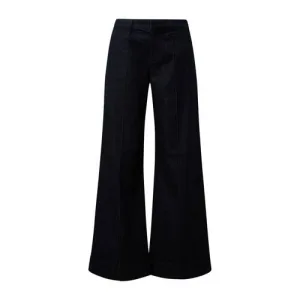 s.Oliver high waist wide leg jeans dark blue denim