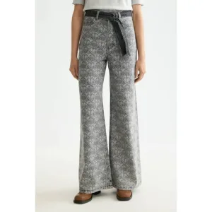 Scotch & Soda wide leg jeans grey denim