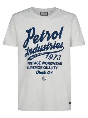 Petrol Industries – Heren Artwork T-shirt Workwear – Wit