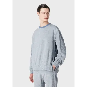 Men’s Emporio Armani Sweatshirt in Blue