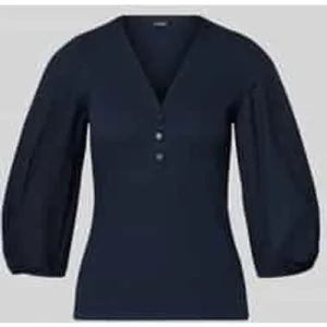 Lauren Ralph Lauren Blouseshirt met V-hals en 3/4-mouwen, model ‘CHANTZ’