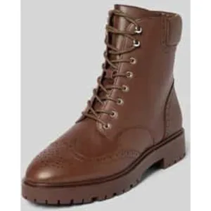 Lauren Ralph Lauren Veterboots van leer met siernaden, model ‘ALYSN’