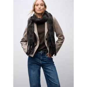 Street One Dames Gezellige sjaal Leo in Bruin