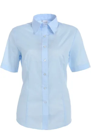 OLYMP Tendenz Dames Overhemd blauw, Effen