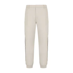 Armani Exchange Heren enkelbroek met manchet (Beige)