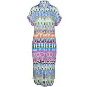 Jurk veelkleurige print Van Peter Hahn multicolour