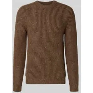 MCNEAL Gebreide pullover van wolmix met ronde hals
