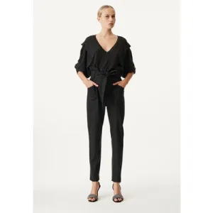 IRO Paris Lonya Trouser Dark Grey/black