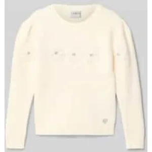 Guess Gebreide pullover met siersteentjes