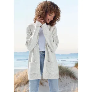 Vivance Vest van knuffelige breikwaliteit, cardigan (set, Met sjaal)