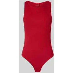 HUGO Slim fit tanktop van katoenmix, model ‘DATAMIA’