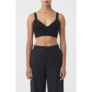 Closed Knitted Bra Other Accessories Black