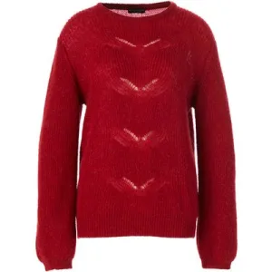 River Woods Ajour Knit Pullover Red