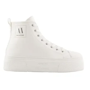 Armani Exchange Dames/Dames Platform Trainers (Gebroken wit)
