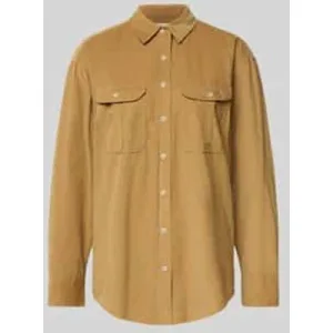 Marc O’Polo Relaxed fit overhemdblouse van een mix van katoen en lyocell