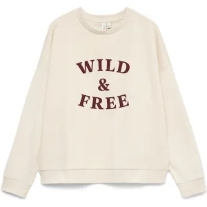 Vero Moda vmgenesis l/s sweatshirt jrs btq fr 10335686 birch syrah