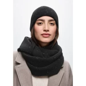 Street One Dames Lussjaal met pailletten in Zwart