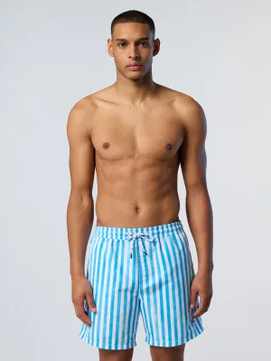 North Sails Zwembroek Bedrukt perzikleer