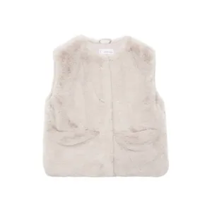 Mango Kids gilet ecru