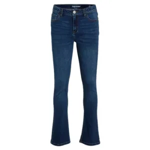 anytime flared jeans donkerblauw