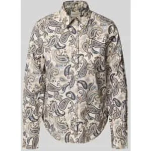 Gant Regular fit overhemdblouse met all-over paisleyprint, model ‘Voile’