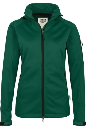 HAKRO Dames Softshell Jas groen, Effen
