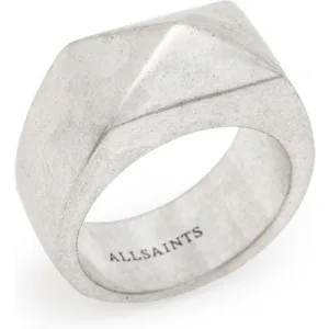 AllSaints Odell Chunky Ring Warm Silver