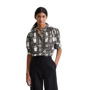 Marc O’Polo Blouse met lange mouwen met pofmouwen