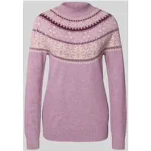 Christian Berg Woman Gebreide pullover met opstaande kraag