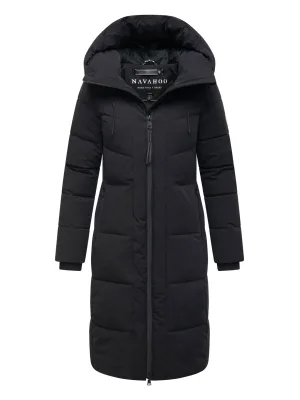 Navahoo dames wintermantel SCHOKOKUSS – elegant, warm & functioneel