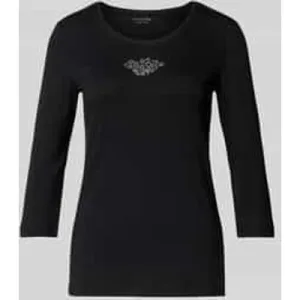 Christian Berg Woman Shirt met lange mouwen en siersteentjes