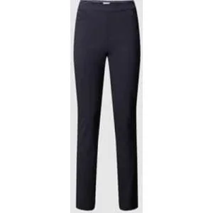 Christian Berg Woman Stoffen broek met smalle pasvorm van crêpe