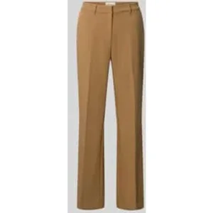 Gant Flared stoffen broek met persplooien