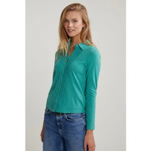 River Woods Jade Green Classic T-shirt Long Sleeves