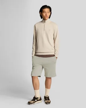 Lyle & Scott Superfine Katoenen Sweat Shorts – Willow Grey