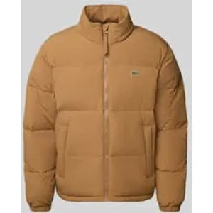 Lacoste Regular fit donsjack met opstaande kraag en geïntegreerde capuchon