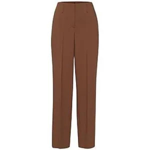 Wide Fit-broek pasvorm Cornelia Van Peter Hahn bruin