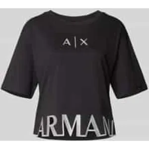 Armani Exchange T-shirt met labeldetail