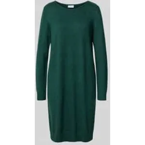 Vila Knielange jurk met ronde hals, model ‘RIL’