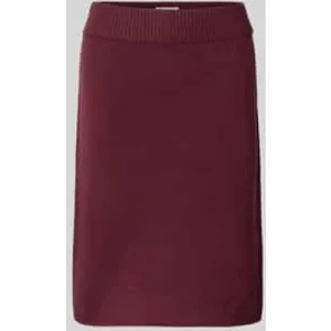 Christian Berg Woman Knielange gebreide rok met elastische band