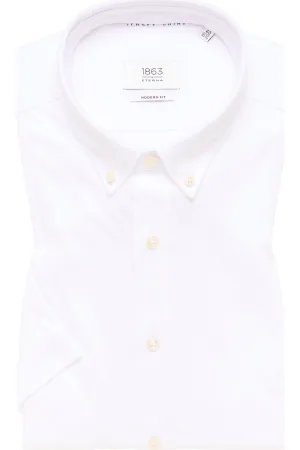 ETERNA 1863 Jersey shirt wit, Effen